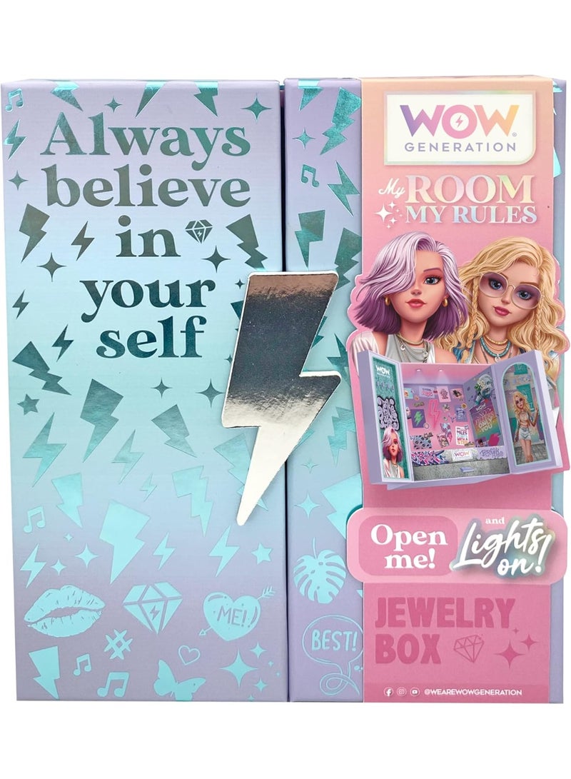 WOW GENERATION Jewellery Box with LED Lights - Image 2